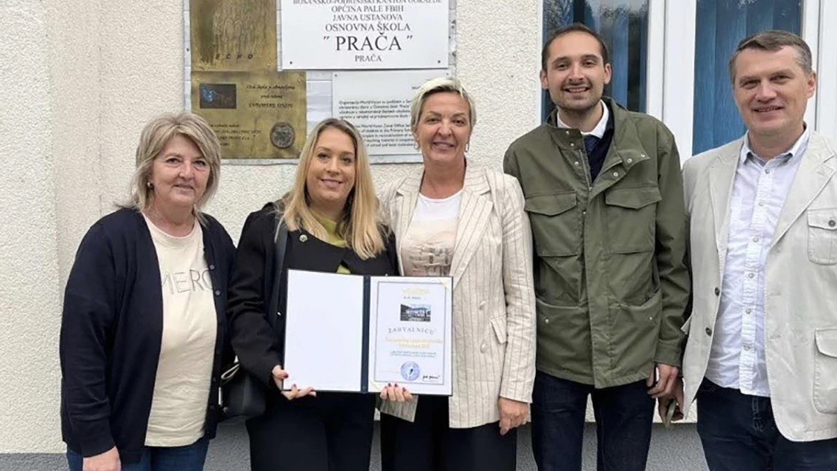 NUBBiH donirala knjige biblioteci OŠ „Prača“