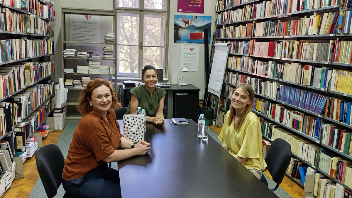 Posjeta direktorice Austrijskog kulturnog foruma Sarajevo Austrijskoj biblioteci u NUBBiH