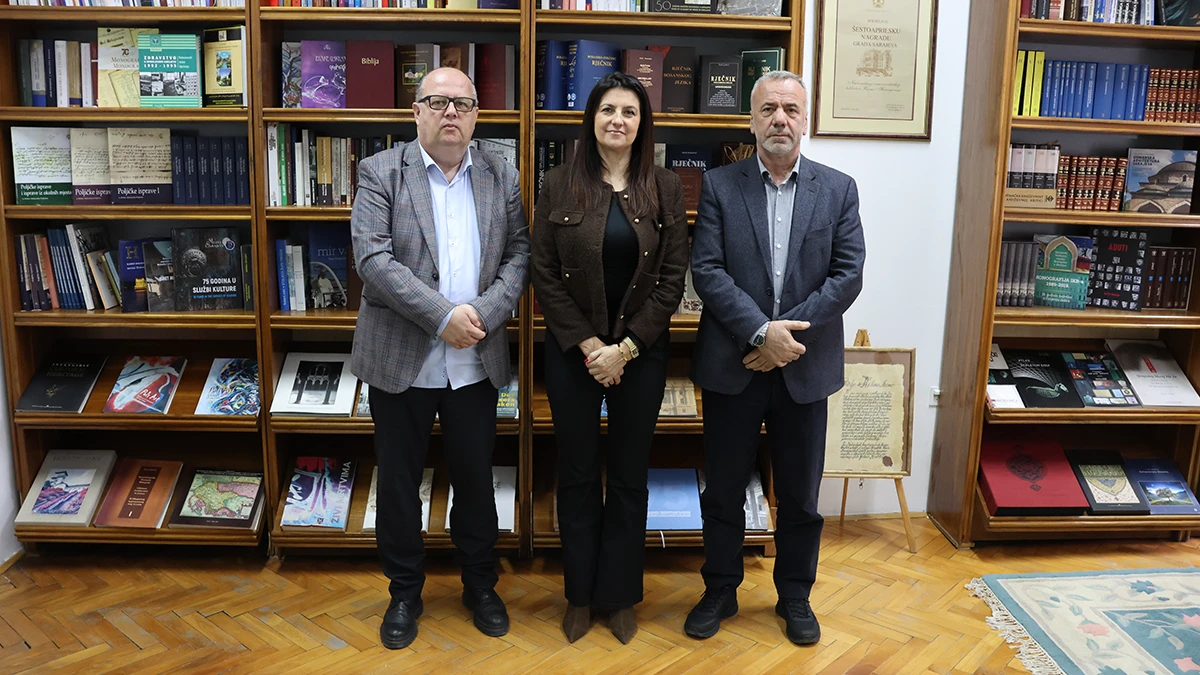 Posjeta Narodne biblioteke „Dositej Obradović“ iz Novog Pazara Nacionalnoj i univerzitetskoj biblioteci BiH