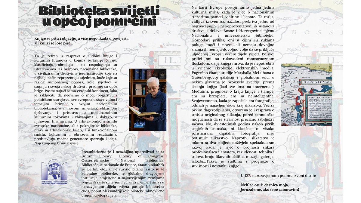Biblioteka svijetli u općoj pomrčini