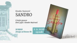 „Sandro“ Elvedina Nezirovića otvara novi program saradnje NUBBiH i Književnog kornera
