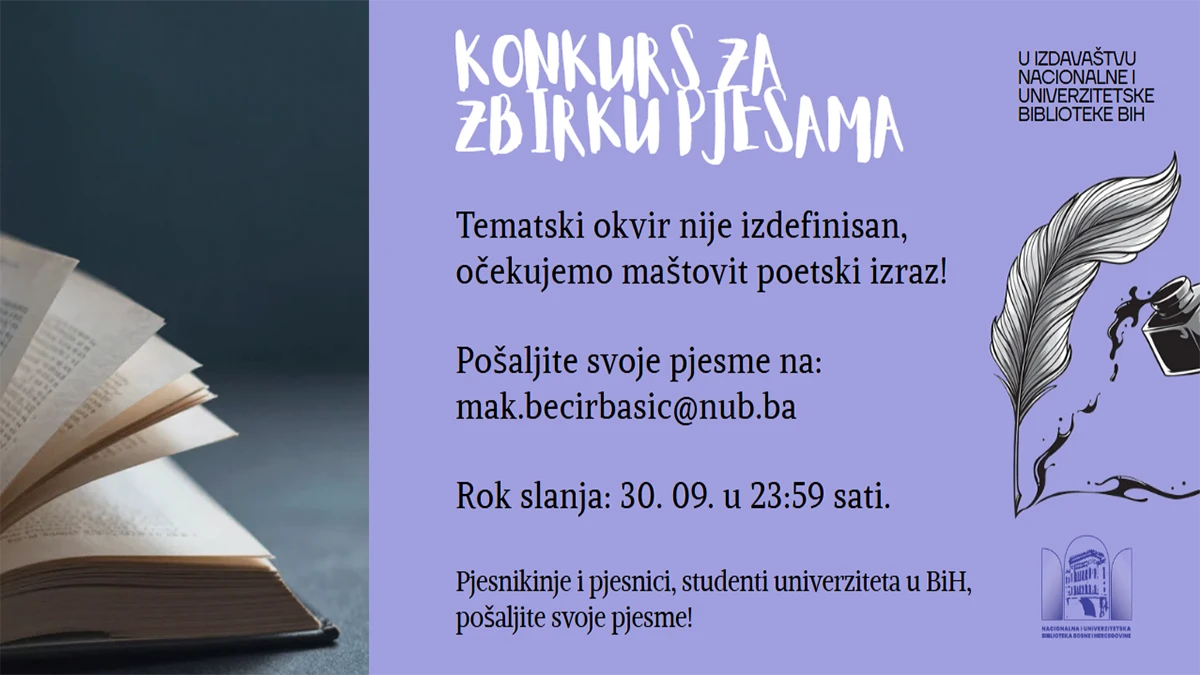 Poziv za dostavljanje autorske poezije - postani dio književne edicije