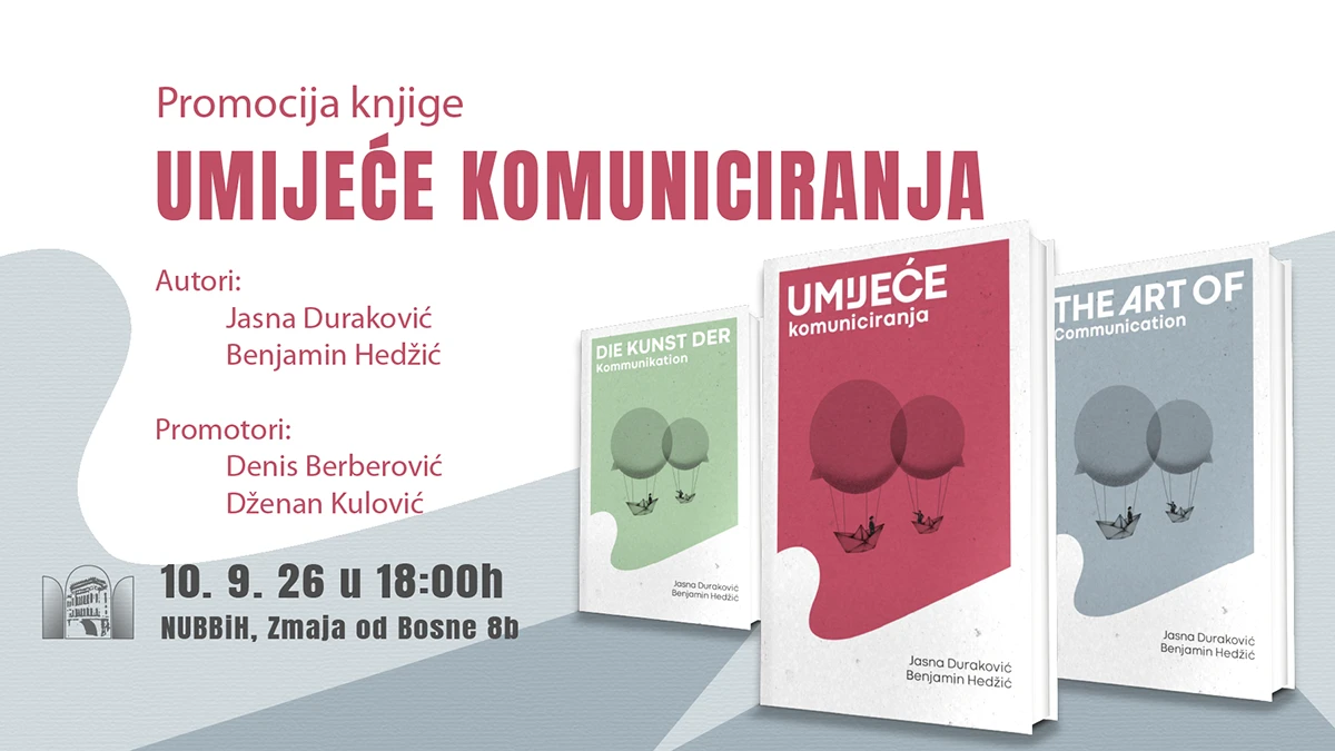 „Umijeće komuniciranja“ nova knjiga o vještini koja oblikuje poslovne odnose i svakodnevni život