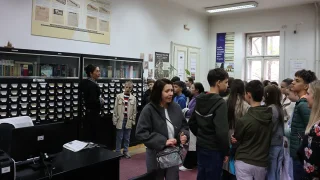 Učenici VIII razreda JU OŠ „Hrasno“ posjetili Nacionalnu i univerzitetsku biblioteku BiH